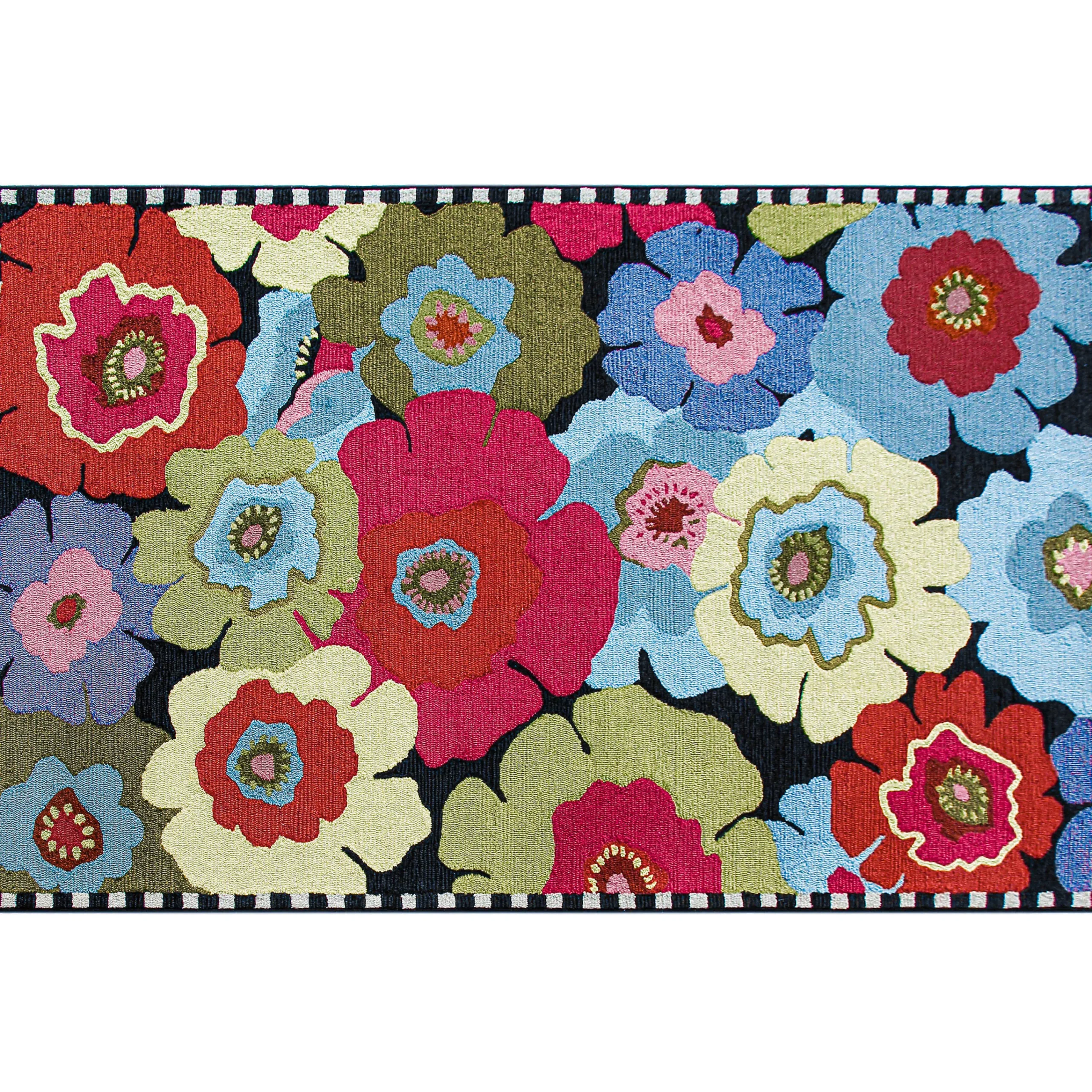 MacKenzie-Childs Spring|Outdoor<Always Flowers Indoor/Outdoor Rug - 5' x 8'