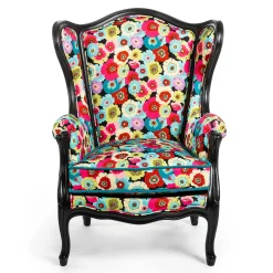 MacKenzie-Childs Outdoor<Always Flowers Outdoor Wing Chair