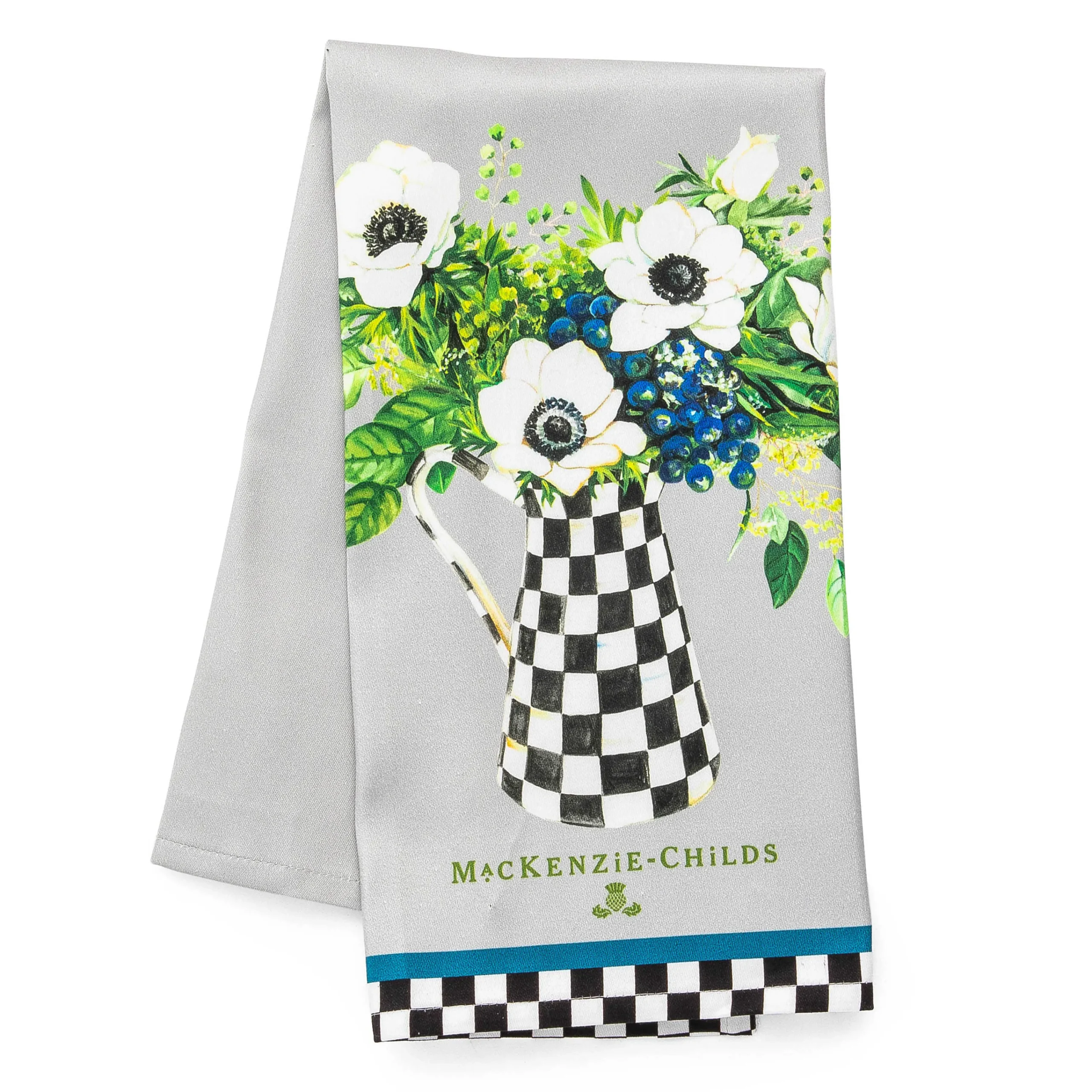 MacKenzie-Childs Spring|Kitchen & Table Linens<Anemone Pitcher Dish Towel