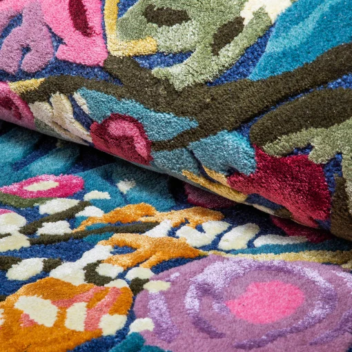 MacKenzie-Childs Spring|Rugs<Aurora Floral Royal 8' x 10' Rug
