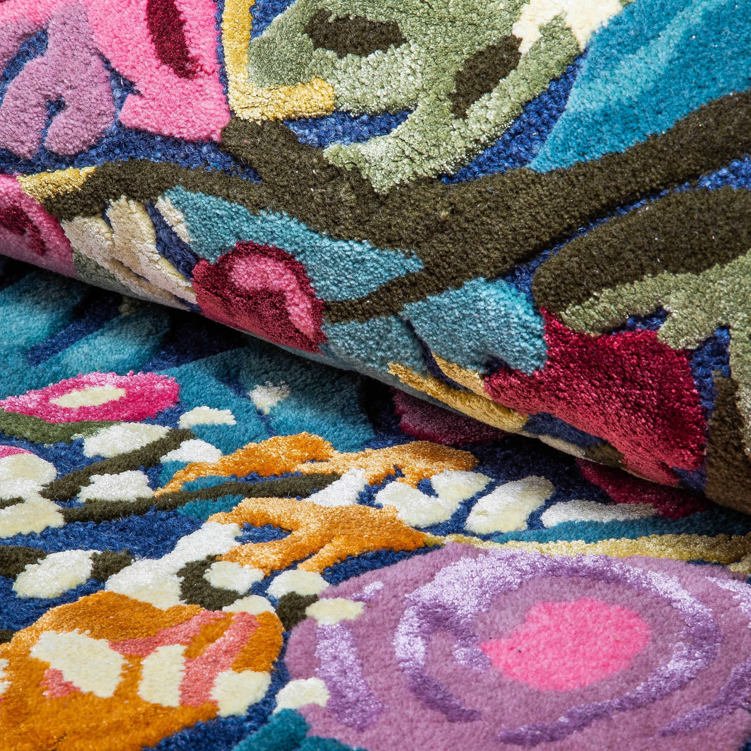 MacKenzie-Childs Spring|Rugs<Aurora Floral Royal 8' x 10' Rug