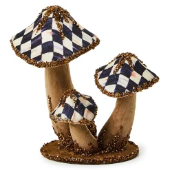 MacKenzie-Childs The Fall Shop|Room Accents<Autumnology Small Velvet Mushroom Trio