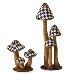 MacKenzie-Childs The Fall Shop|Room Accents<Autumnology Small Velvet Mushroom Trio