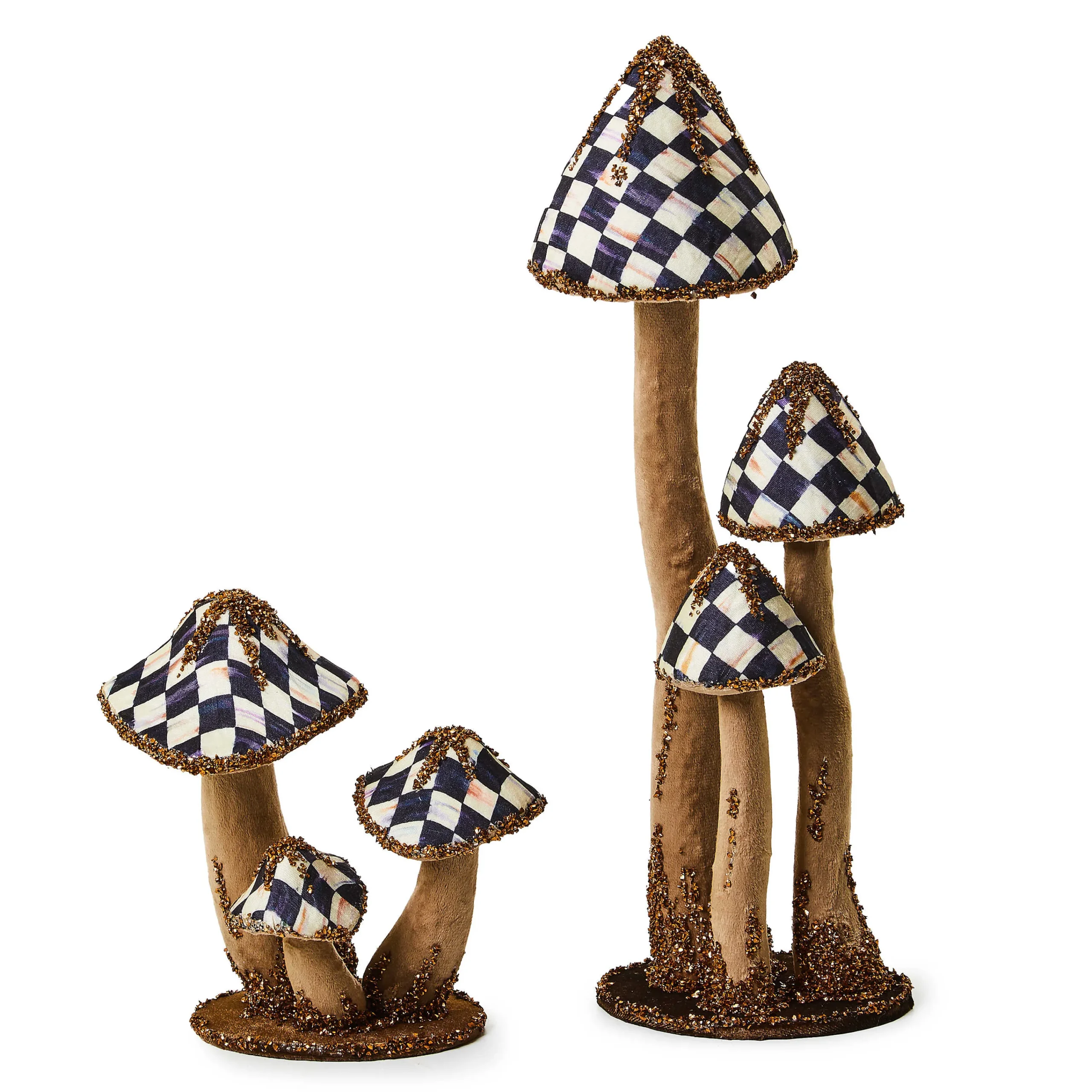 MacKenzie-Childs The Fall Shop|Room Accents<Autumnology Small Velvet Mushroom Trio