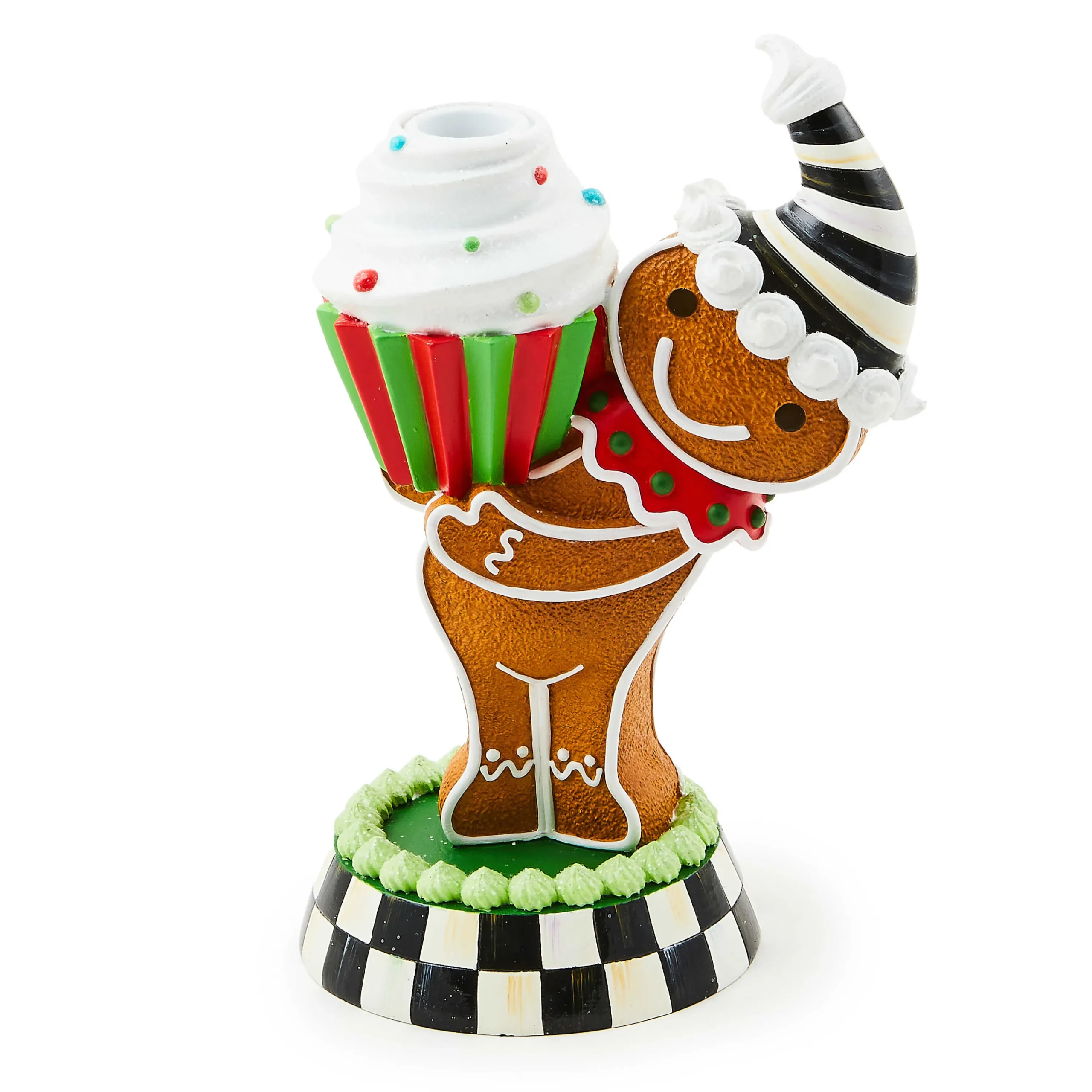 MacKenzie-Childs Holiday|Candles & Fragrances<Bake Shop Gingerbread Candle Holder