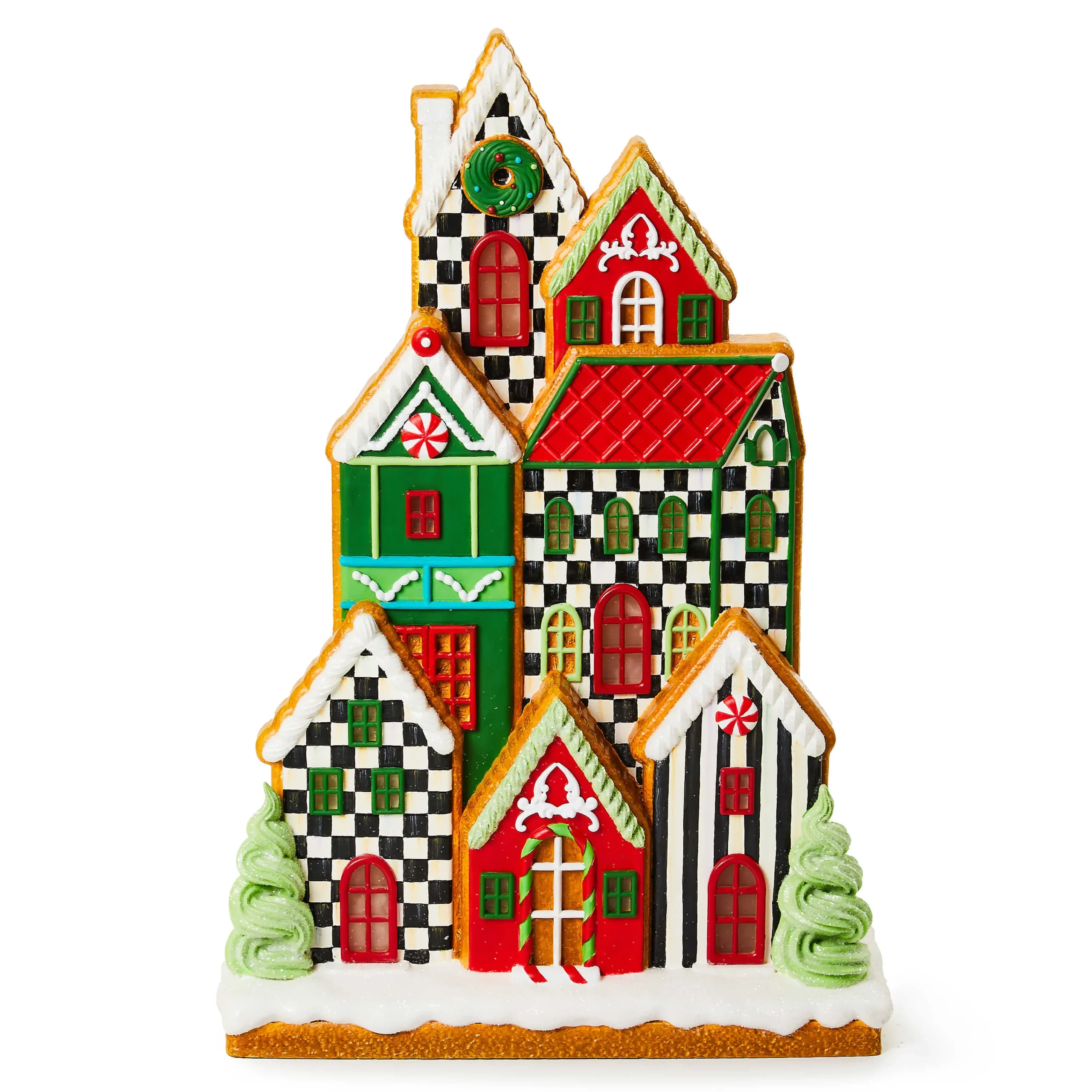MacKenzie-Childs Room Accents<Bake Shop Illuminated Gingerbread Village