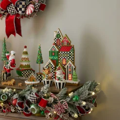 MacKenzie-Childs Room Accents<Bake Shop Illuminated Gingerbread Village
