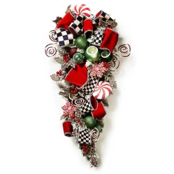 MacKenzie-Childs Holiday|Greenery & Florals<Bake Shop Illuminated Swag