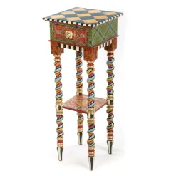 MacKenzie-Childs Living Room<Barley Twist Table - Tall