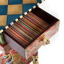 MacKenzie-Childs Living Room<Barley Twist Table - Tall