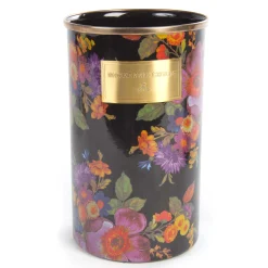 MacKenzie-Childs Kitchen Storage & Organization<Black Flower Market Utensil Holder