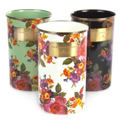 MacKenzie-Childs Kitchen Storage & Organization<Black Flower Market Utensil Holder