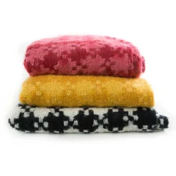 MacKenzie-Childs Pillows, Throws, & Cushions<Black  Ivory Houndstooth Throw