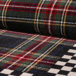 MacKenzie-Childs Holiday|Rugs<Black Stewart Tartan Rug - 2'3 x 3'9