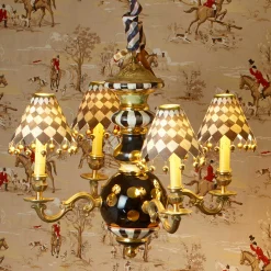 MacKenzie-Childs Lighting<Black Tie Chandelier