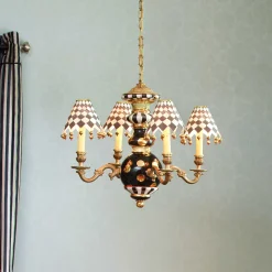 MacKenzie-Childs Lighting<Black Tie Chandelier