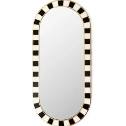 MacKenzie-Childs Room Accents<Black Tie Oval Wall Mirror