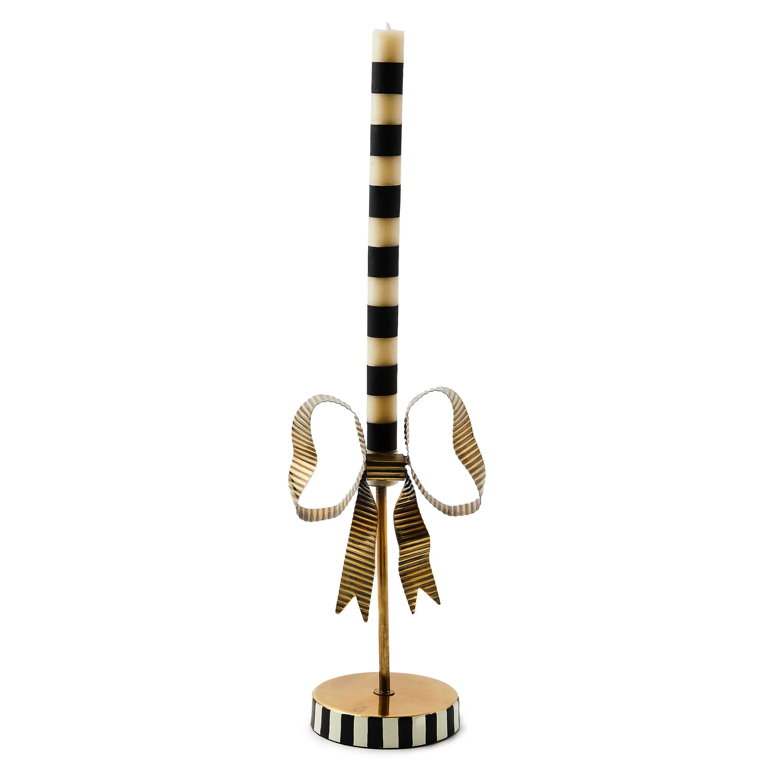 MacKenzie-Childs Candles & Fragrances|Room Accents<Bow Short Metal Candle Holder