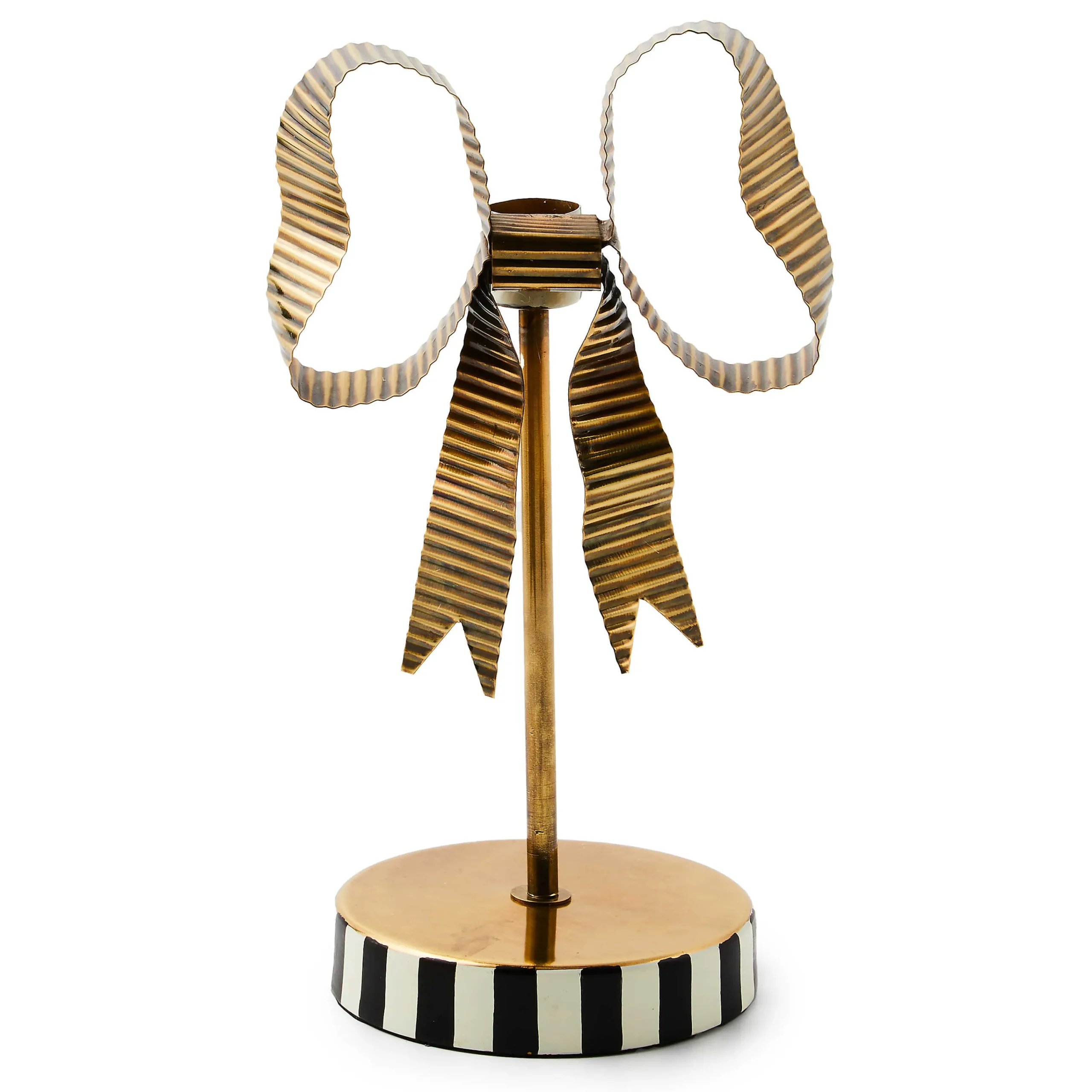 MacKenzie-Childs Candles & Fragrances|Room Accents<Bow Short Metal Candle Holder