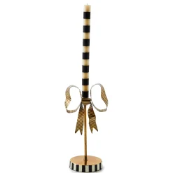 MacKenzie-Childs Candles & Fragrances|Room Accents<Bow Tall Metal Candle Holder