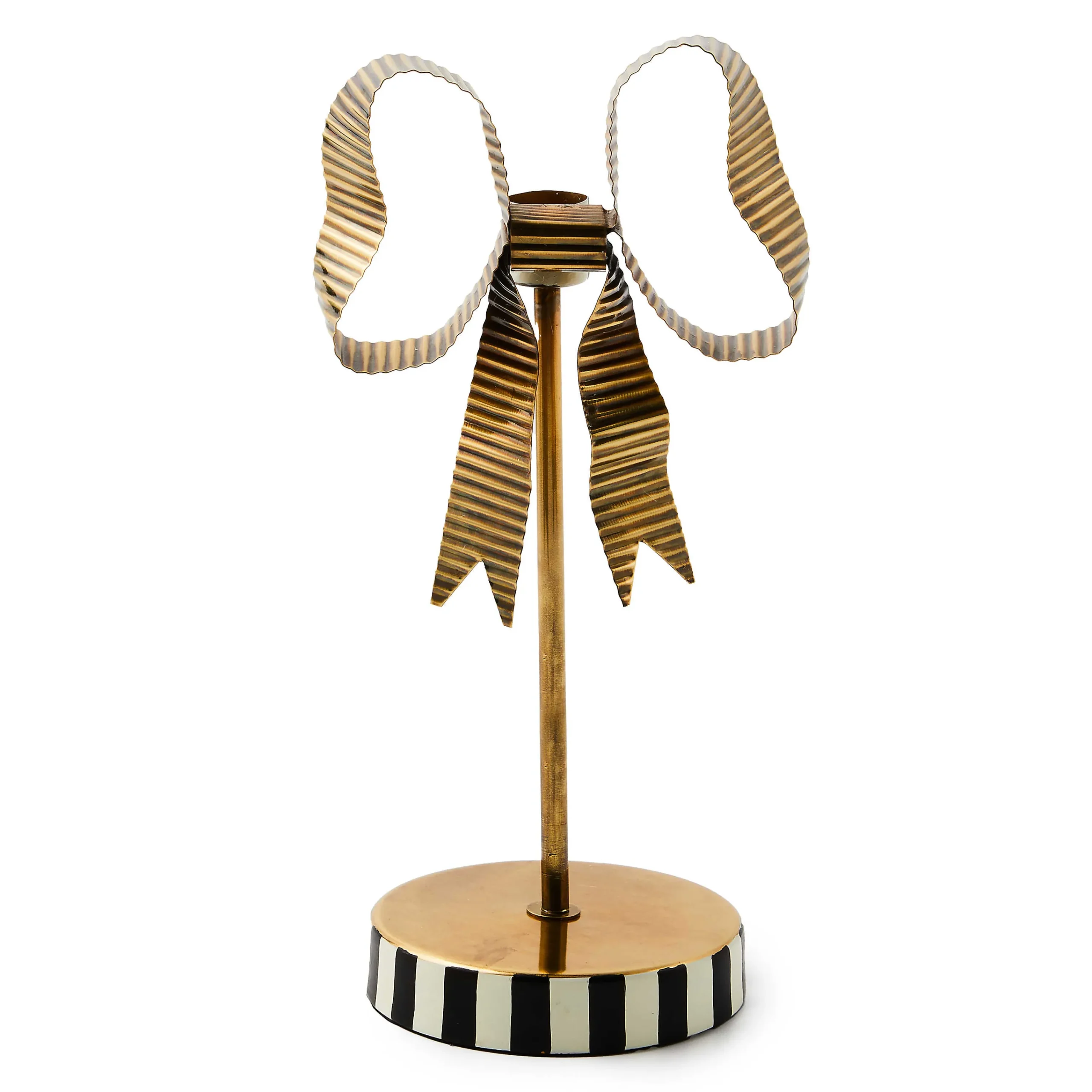 MacKenzie-Childs Candles & Fragrances|Room Accents<Bow Tall Metal Candle Holder