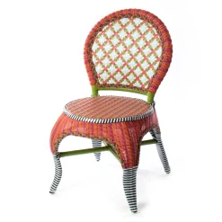 MacKenzie-Childs Outdoor|Spring<Breezy Poppy Outdoor Cafe Chair