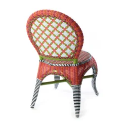 MacKenzie-Childs Outdoor|Spring<Breezy Poppy Outdoor Cafe Chair