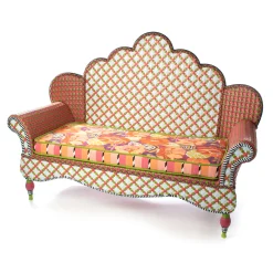 MacKenzie-Childs Outdoor|Spring<Breezy Poppy Outdoor Loveseat