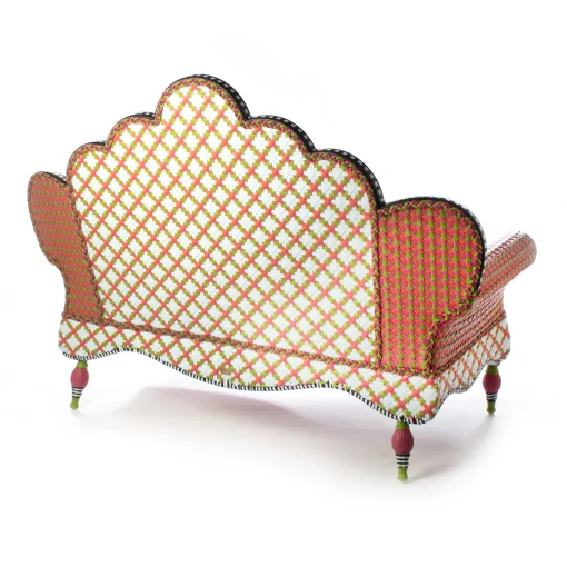 MacKenzie-Childs Outdoor|Spring<Breezy Poppy Outdoor Loveseat