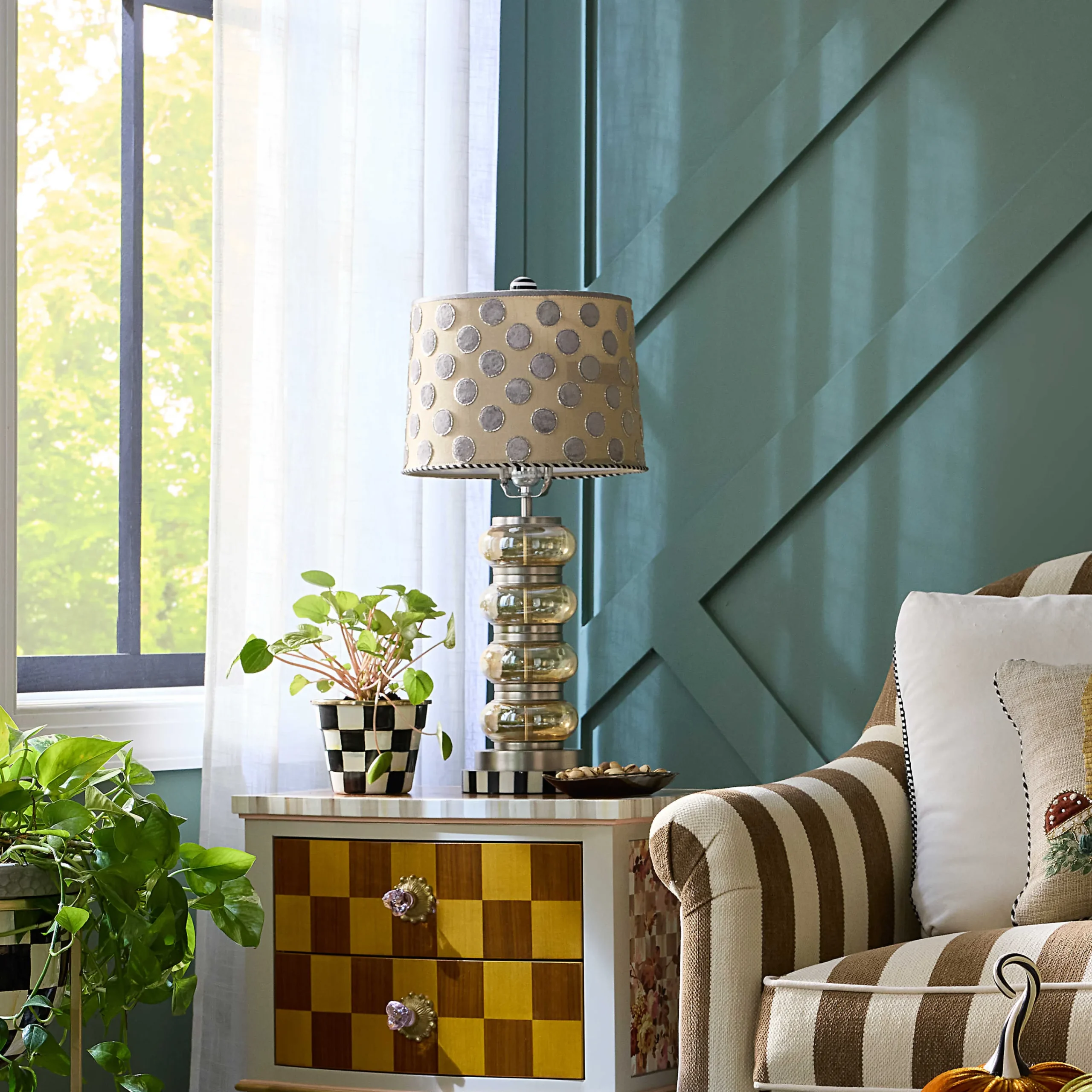 MacKenzie-Childs Lighting<Bubbles Table Lamp