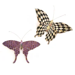 MacKenzie-Childs Room Accents<Butterfly Duo Wall Decor - Pasture