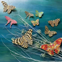 MacKenzie-Childs Room Accents<Butterfly Duo Wall Decor - Pasture