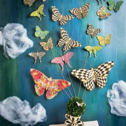 MacKenzie-Childs Room Accents<Butterfly Duo Wall Decor - Pasture