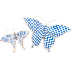 MacKenzie-Childs Spring|Room Accents<Butterfly Duo Wall Decor - Blue