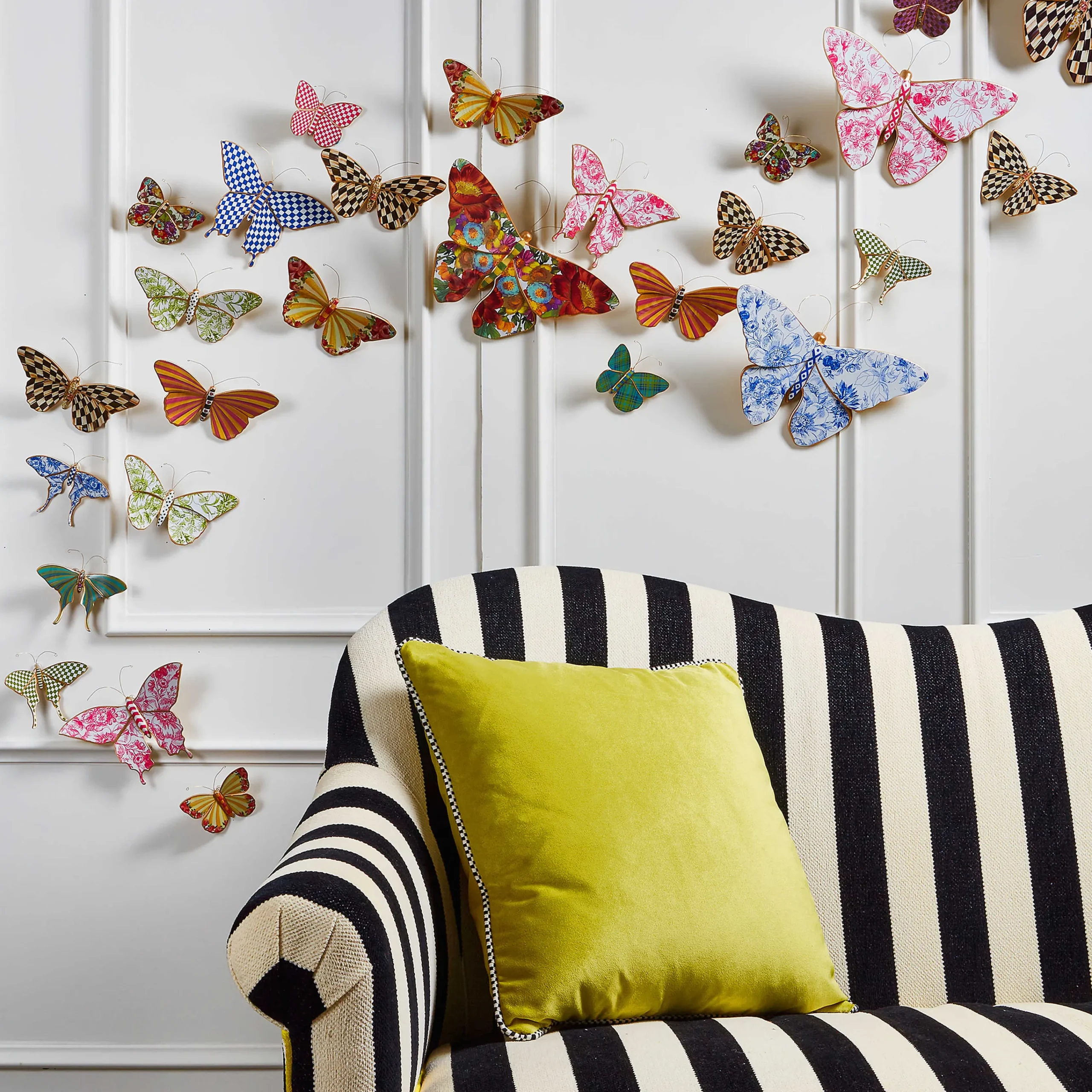 MacKenzie-Childs Spring|Room Accents<Butterfly Duo Wall Decor - Blue