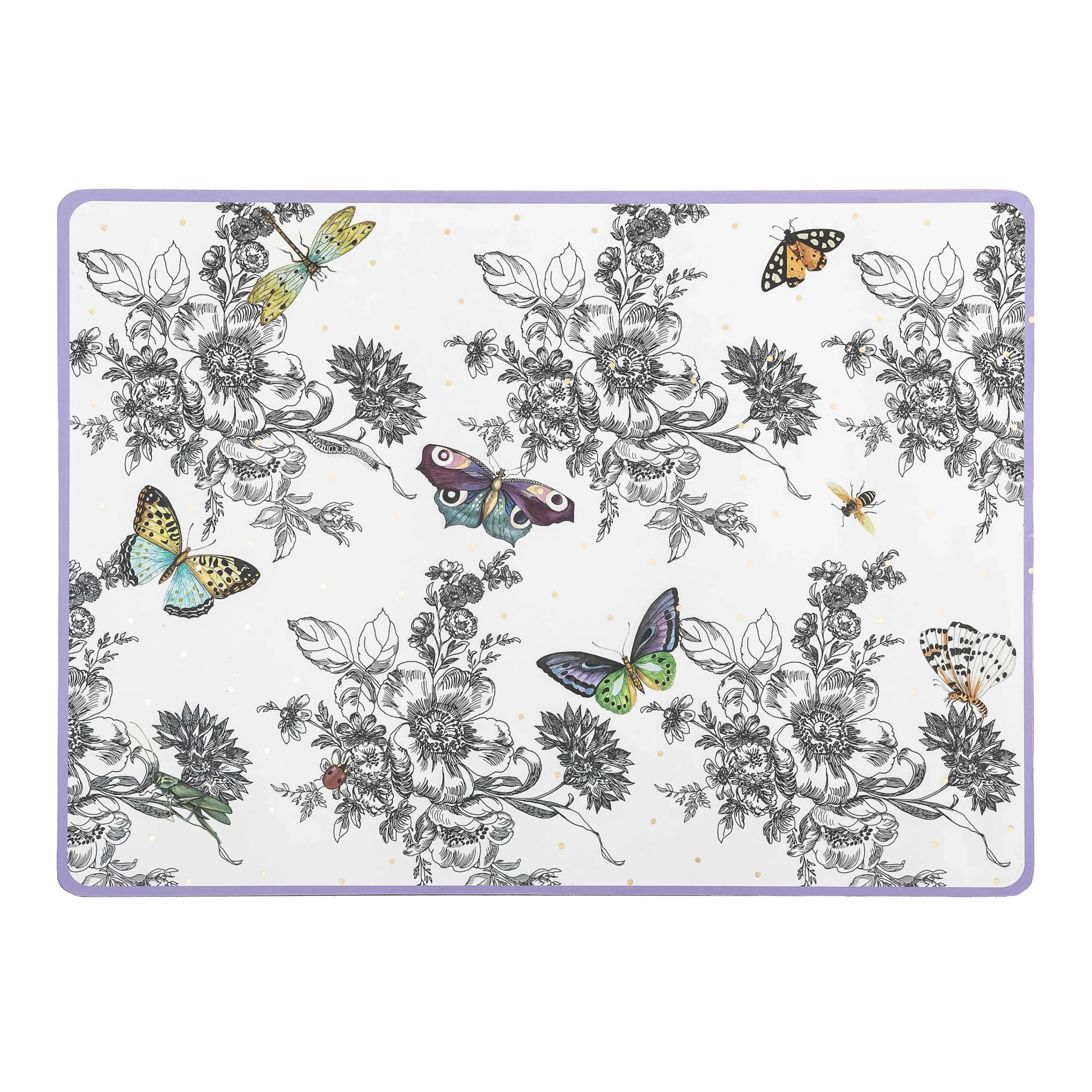 MacKenzie-Childs Spring|Table Accessories<Butterfly Toile Cork Back Placemats, Set of 4