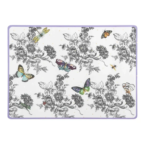 MacKenzie-Childs Spring|Table Accessories<Butterfly Toile Cork Back Placemats, Set of 4