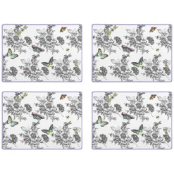 MacKenzie-Childs Spring|Table Accessories<Butterfly Toile Cork Back Placemats, Set of 4
