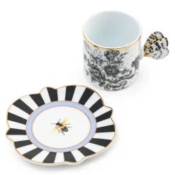 MacKenzie-Childs Spring|The Coffee Shop<Butterfly Toile Mug  Saucer Set