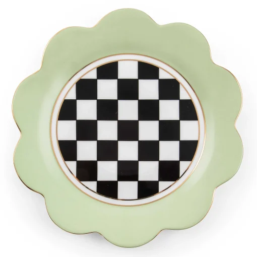 MacKenzie-Childs Spring|Dinnerware & Flatware<Butterfly Toile Pistachio Dinner Plate