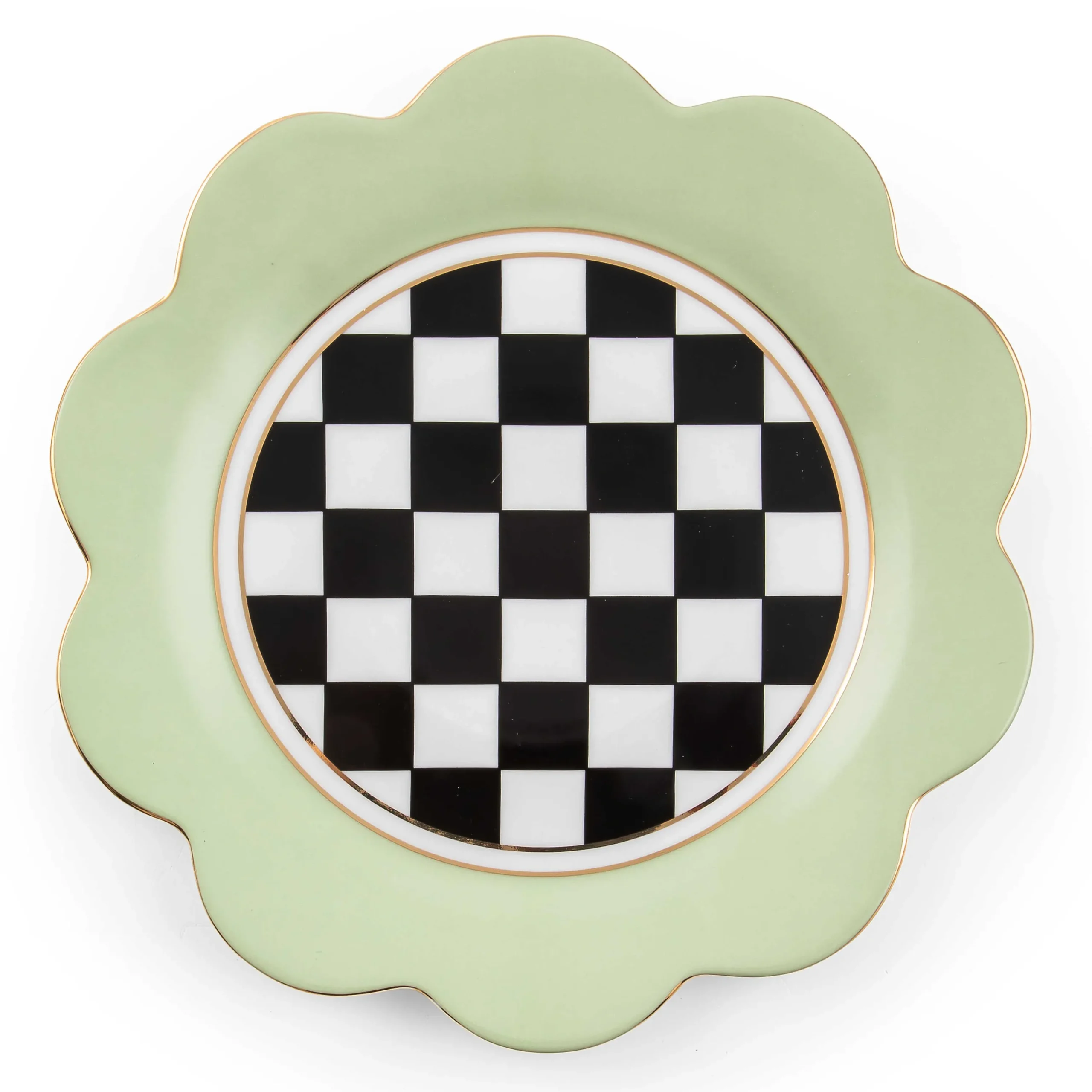 MacKenzie-Childs Spring|Dinnerware & Flatware<Butterfly Toile Pistachio Dinner Plate