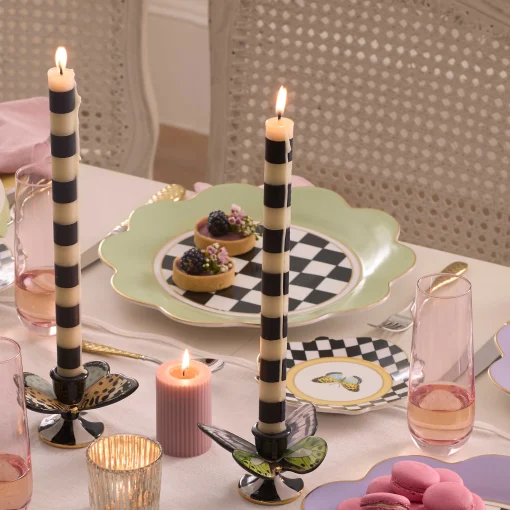 MacKenzie-Childs Spring|Dinnerware & Flatware<Butterfly Toile Pistachio Dinner Plate