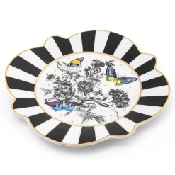 MacKenzie-Childs Spring|Dinnerware & Flatware<Butterfly Toile Salad Plate