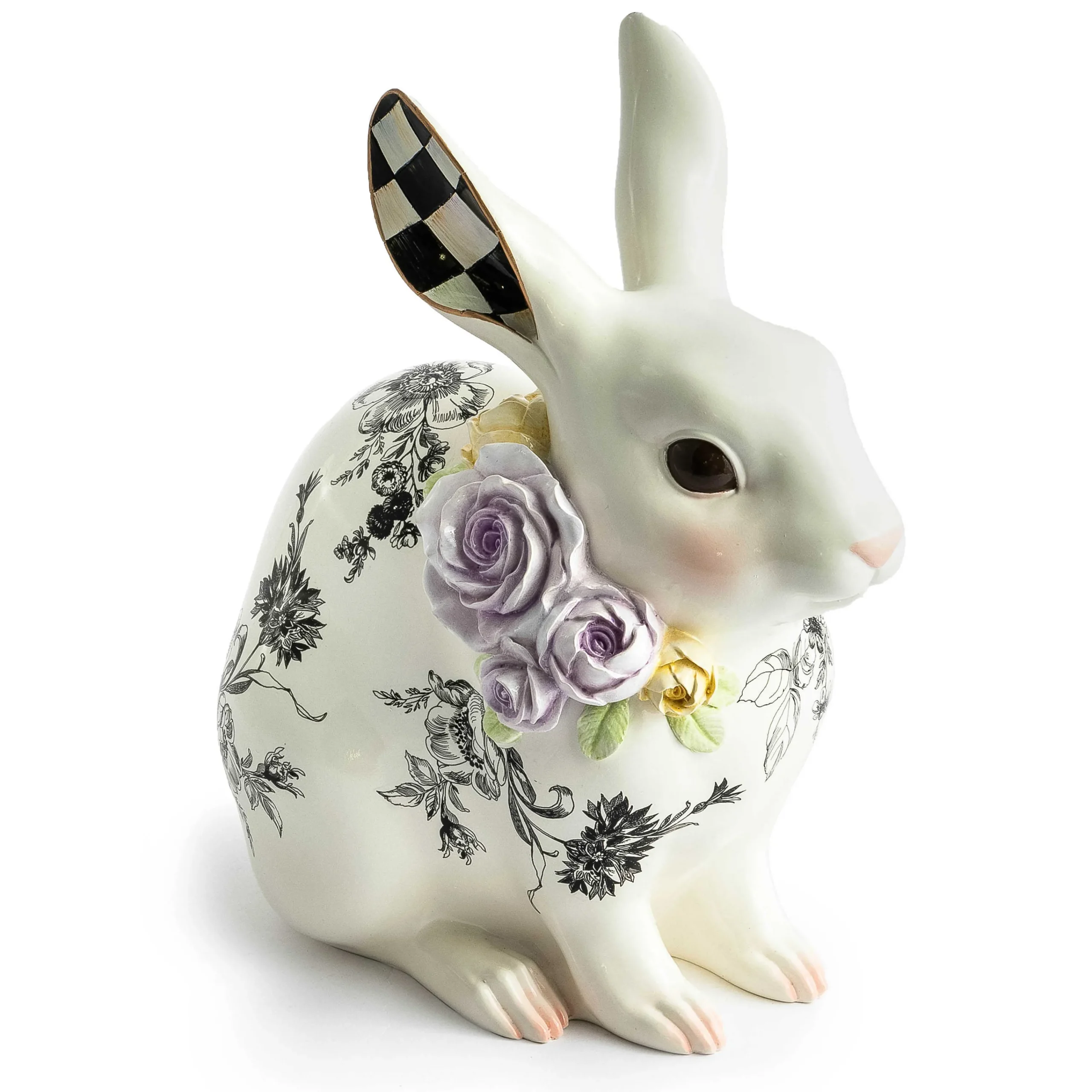 MacKenzie-Childs Easter|Spring<Butterfly Toile Short Rabbit