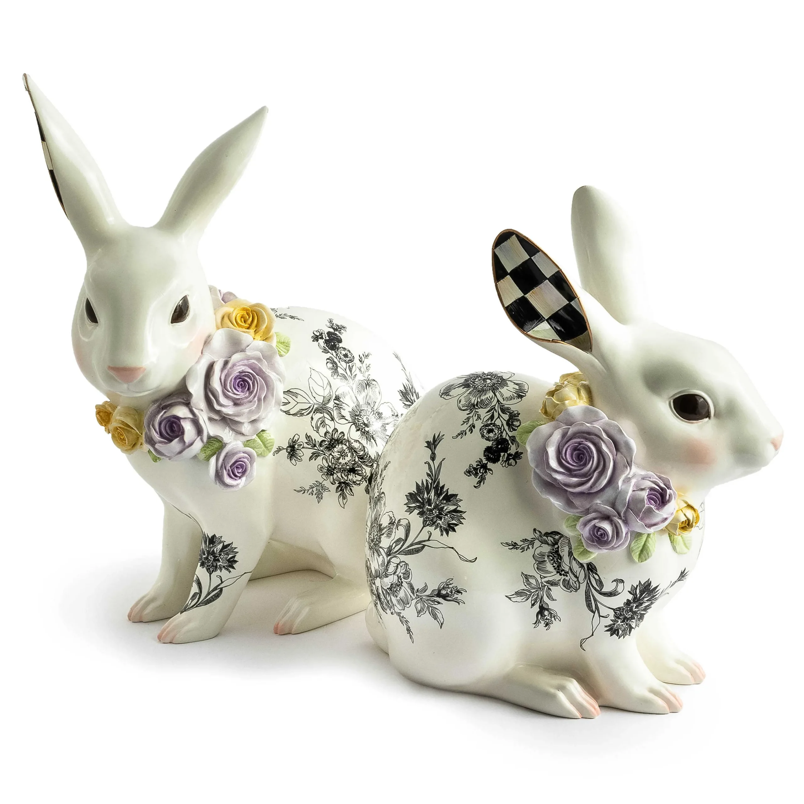 MacKenzie-Childs Easter|Spring<Butterfly Toile Short Rabbit