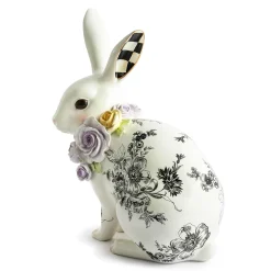 MacKenzie-Childs Easter|Spring<Butterfly Toile Tall Rabbit