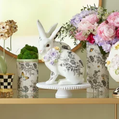 MacKenzie-Childs Easter|Spring<Butterfly Toile Tall Rabbit