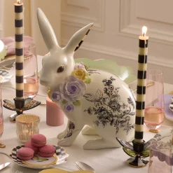 MacKenzie-Childs Easter|Spring<Butterfly Toile Tall Rabbit