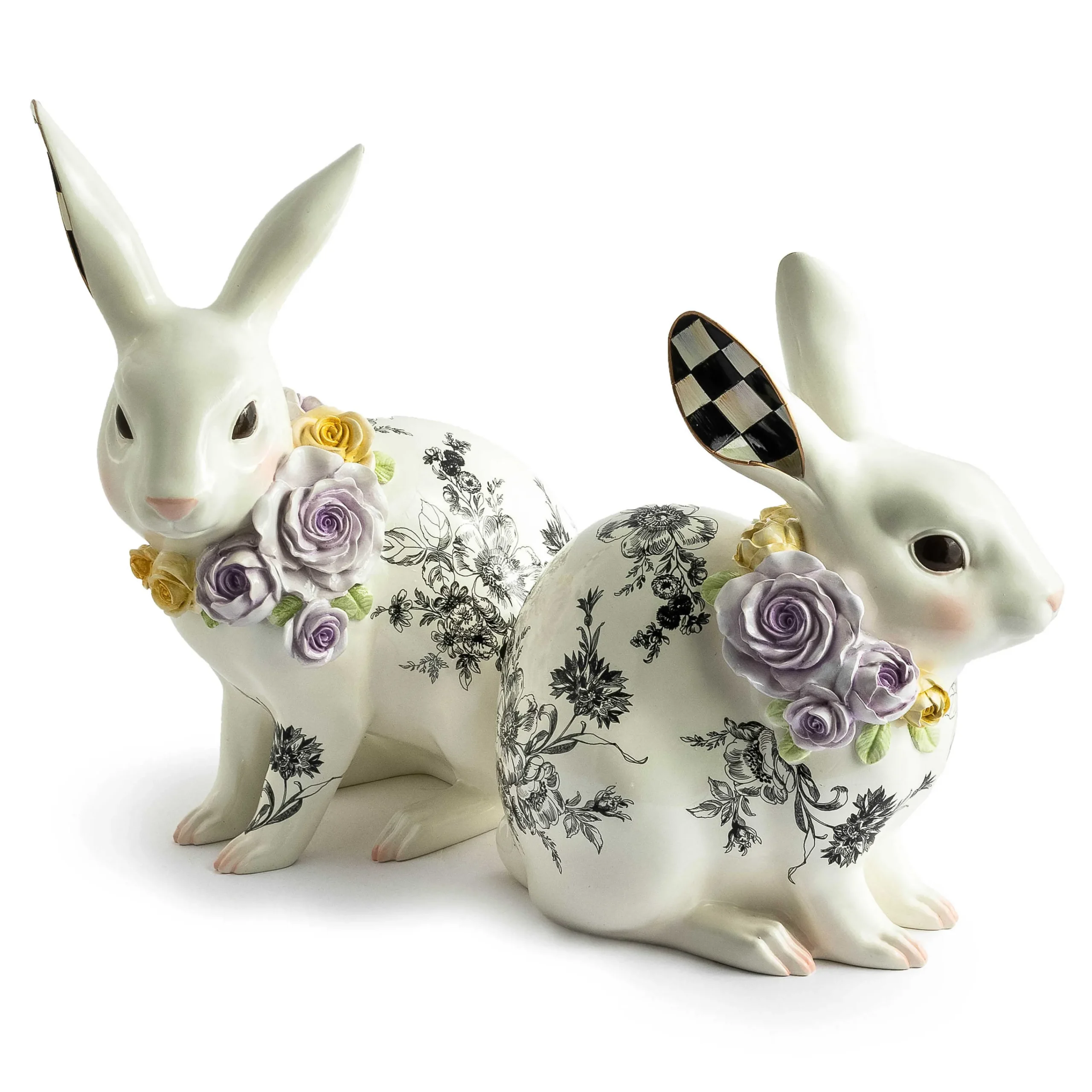MacKenzie-Childs Easter|Spring<Butterfly Toile Tall Rabbit