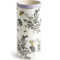 MacKenzie-Childs Spring|Room Accents<Butterfly Toile Tall Vase